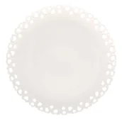 Talerze - Zdobiony Talerz Do Ciasta 34 Cm Valentino La Porcellana Bianca - miniaturka - grafika 1