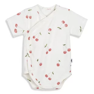 Body kopertowe z krótkim rękawem CHERRIES 62 - Body dla niemowląt - miniaturka - grafika 1