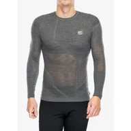 Bluzy narciarskie - Bluza termiczna męska Ortovox Merino Thermovent LS - miniaturka - grafika 1