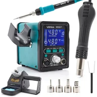 Lutownice - Stacja Lutownicza 2W1 Yihua 995D+ Najnowsza Wersja - miniaturka - grafika 1