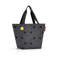 Torebki damskie - Torba SHOPPER M, smiley® grey, Reisenthel - miniaturka - grafika 1