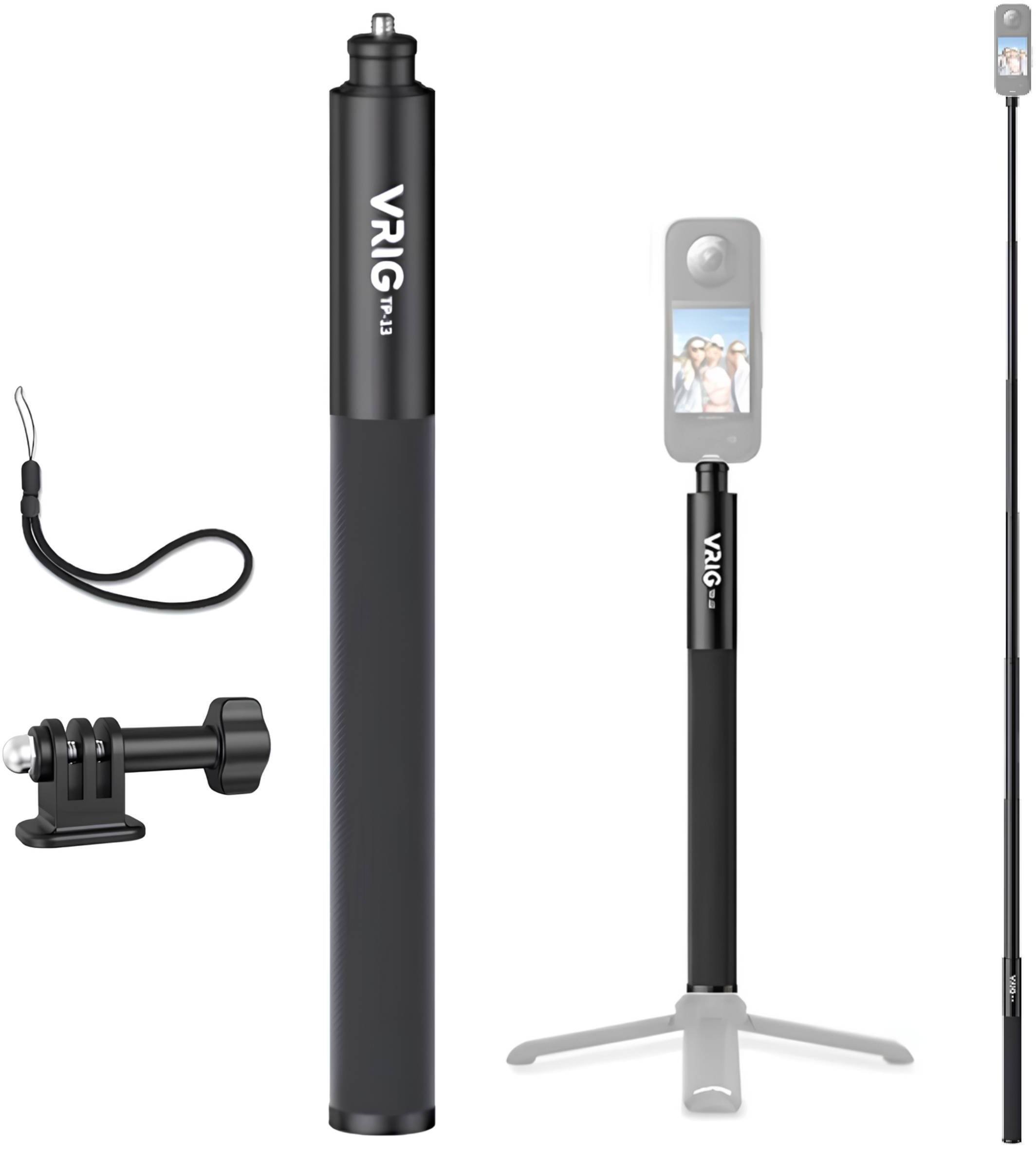 Monopod Puluz TELESKOPOWY MONOPOD ALUMINIOWY 133CM Z GWINTEM 1/4