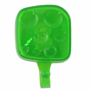 Haczyk Funny zielony - Wieszaki łazienkowe - miniaturka - grafika 1