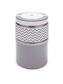 Pudła i pojemniki do przechowywania - IRIS Pojemnik termiczny w kolorze szarym na lunch - 900 ml - miniaturka - grafika 1