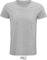 Koszule męskie - SOLs 03565 Koszula męska, Pioneer Men T-Shirt, Jersey 175 - Kolor: Popielaty (Heather) - Rozmiar: S - miniaturka - grafika 1