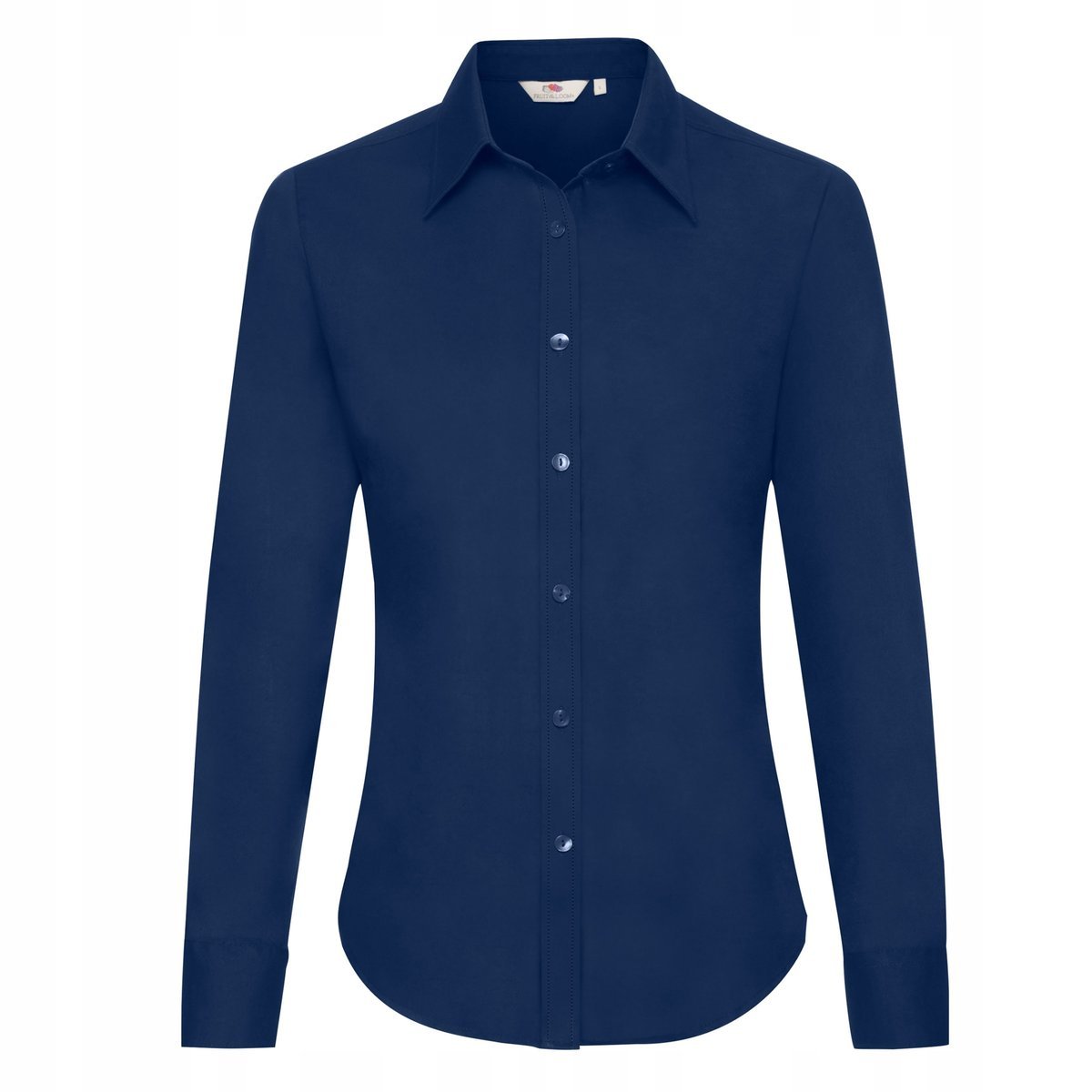 Koszula damska z długim rękawem Oxford Granatowy r. 2XL