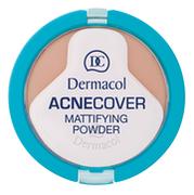 Róże do policzków - Dermacol Acnecover Mattifying Powder puder matujący w kompakcie 02 Shell 11g - miniaturka - grafika 1