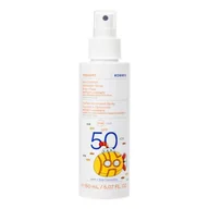 Balsamy i kremy do opalania - KORRES YOGHURT Kids Emulsja ochronna do ciała i twarzy w sprayu SPF50, 150ml - miniaturka - grafika 1