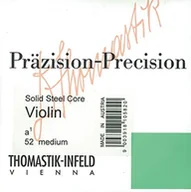 Akcesoria do instrumentów smyczkowych - Thomastik Einzelsaite für 1/4 Violine Präzision Vollstahlkern G-Saite Chrom umsponnen, mittel - miniaturka - grafika 1