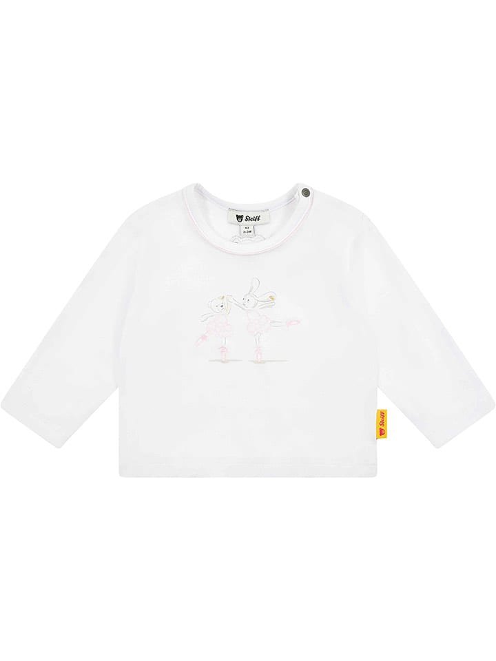 Steiff Koszulka w kolorze białym