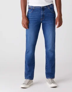 Jeansy Wrangler  Texas Slim Game On   W12ST112E 33 34 - Spodnie męskie - miniaturka - grafika 1