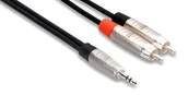 Kable - Hosa HMR-010Y Kabel PRO TRS 3.5mm - 2 x RCA, 3m - miniaturka - grafika 1