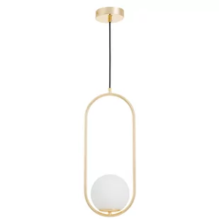 NOWOCZESNA LAMPA WISZĄCA ZŁOTA VERO 1B - Lampy sufitowe - miniaturka - grafika 1