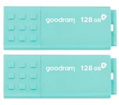 Pendrive - GoodRam UME3 CARE Dwupak 2x128GB USB 3.2 Zielony UME3-1280CRR11-2P - miniaturka - grafika 1