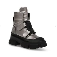 Kozaki damskie - stivali donna steve madden - trendset - argento - miniaturka - grafika 1