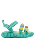 Buty dla dziewczynek - Melissa Sandały Mini Melissa Create + Play Doh Bb M 35989 Zielony - miniaturka - grafika 1