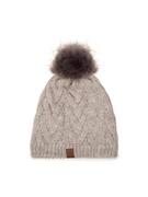 Czapki damskie - Buff Czapka Knitted & Fleece Hat 123515.014.10.00 Beżowy - miniaturka - grafika 1