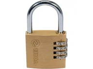Kłódki - KŁÓDKA SZYFROWA 40 MM, MOSIĘŻNA - miniaturka - grafika 1