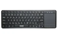 Klawiatury - Evolveo WK32BG klawiatura TV RF Wireless QWERTY Angielski Czarny WK32BG - miniaturka - grafika 1