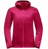 Kurtki i kamizelki sportowe damskie - Jack Wolfskin Highest Peak 3l Jkt W 1115121-2160 Różowe S - miniaturka - grafika 1