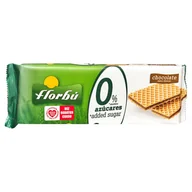 Ciastka - Wafelki nadziewane kakaowe bez cukru 160g FLORBU 8411414012275 - miniaturka - grafika 1