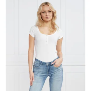 GUESS Bluzka KARLEE | Slim Fit - Bluzki damskie - miniaturka - grafika 1