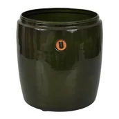 Donice - Cermax Donica metalowa Barril śr.30 cm zielona - miniaturka - grafika 1