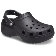 Klapki i japonki damskie - Kapcie damskie Crocs Classic Platform Clog W Rozmiar butów (UE): 37-38 / Kolor: czarny - miniaturka - grafika 1