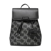 Plecaki - Plecak KARL LAGERFELD 230W3062 Black - miniaturka - grafika 1