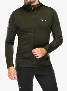 Polar Salewa Puez PL HD Jacket - dark olive - Bluzy sportowe męskie - miniaturka - grafika 1