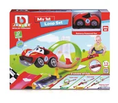 Zabawki konstrukcyjne - BBURAGO Tor z pętlą i wyrzutnią + auto 88616 - miniaturka - grafika 1