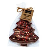 Czekolada - Choinka mleczna czekolada z truskawką i cripsy - miniaturka - grafika 1