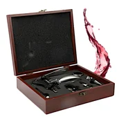 Korkociągi i otwieracze - Zestaw akcesoriów do wina Zestaw do wina 6-częściowy korkociąg Akcesoria do wina Zestaw prezentowy - miniaturka - grafika 1