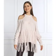 Swetry damskie - Pinko Sweter SHAKERATO | Regular Fit | z dodatkiem wełny - miniaturka - grafika 1