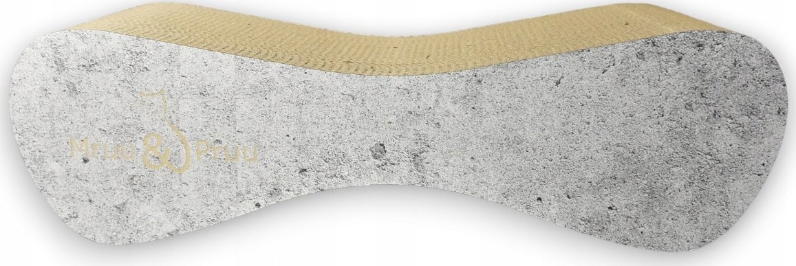 Drapak dla kota szary beton duży MIMI 70x23x24 cm MruuPruu