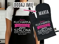 Fartuchy i rękawice kuchenne - PREZENT DLA KUCHARKI - ZESTAW FARTUCH ORAZ RĘKAWICA KUCHENNA - miniaturka - grafika 1