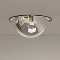 Wyposażenie miejsc publicznych - Sferyczne lustro drogowe, 1/2 kuli, Ø30 cm, akryl - miniaturka - grafika 1
