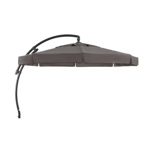SUN GARDEN Parasol ogrodowy okrągły Easy Sun 350x305 cm antracytowy - Parasole ogrodowe - miniaturka - grafika 1