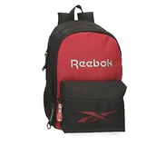 Plecaki - Reebok Portland Plecak Podwójna komora Czarny 31x44x15 cms 20,46L Poliester, czarny, Talla única, Podwójny plecak Komora - miniaturka - grafika 1