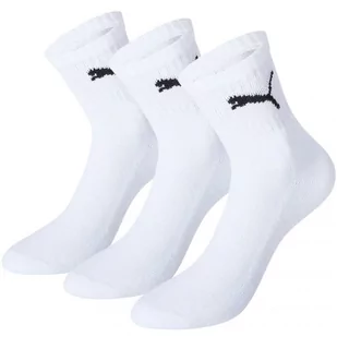 Skarpety Puma Short Crew 3P 906110 (kolor Biały, rozmiar 43-46) - Skarpetki damskie - miniaturka - grafika 1