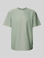 Koszulki męskie - T-shirt o kroju relaxed fit z detalem z logo model ‘FRED’ - miniaturka - grafika 1