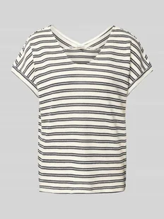 T-shirt o kroju oversized z dzianiny z mieszanki bawełny - Koszulki i topy damskie - miniaturka - grafika 1
