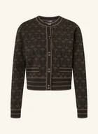 Swetry damskie - Joop! Kardigan Klodi braun - JOOP! - miniaturka - grafika 1