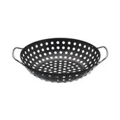 Ruszty - Kosz do grillowania okrągły śr. 28 cm czarny Landmann - miniaturka - grafika 1