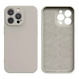 Etui na telefon Silicone Case do Samsung Galaxy S23 Plus silikonowy pokrowiec beżowe - Etui i futerały do telefonów - miniaturka - grafika 1