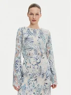 Bluzki damskie - Guess Bluzka W5GH0T WHAD2 Niebieski Regular Fit - miniaturka - grafika 1