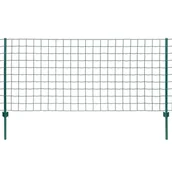 Ogrodzenia - Vidaxl Euro 20 x 1 m, kolor zielony, stal - miniaturka - grafika 1