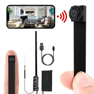 Mini Kamera Ukryta Ip Wifi Zdalna Fhd Podsłuch - Minikamery i aparaty szpiegowskie - miniaturka - grafika 1