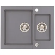 Zlewozmywaki - Zlewozmywak ALVEUS Rock 80 kol. 04 Steel - miniaturka - grafika 1