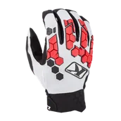 Rękawice motocyklowe - Rękawice Cross Klim Dakar Złamany Biały/CzarnyXXXL - miniaturka - grafika 1